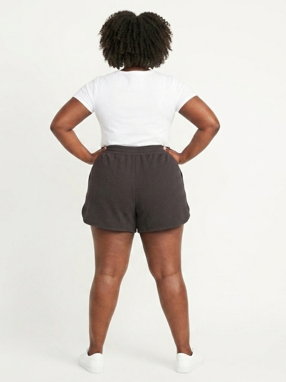 NWT H&M Plus Size Black Shorts Size 3X - Picture 2 of 5